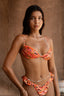 LATINA BIKINI TOP - CORAL CATWALK - leopard bikini bottoms, latina bikini, one piece swimsuit, Leopard print Trousers, Latina bikini top, Bikini bottom, latina women bikini, sarong dress -  AIA SWIMWEAR