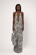 EL SOL MAXI DRESS - ZEBRA ROYALE