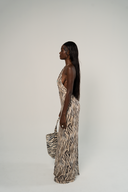 EL SOL MAXI DRESS - ZEBRA ROYALE